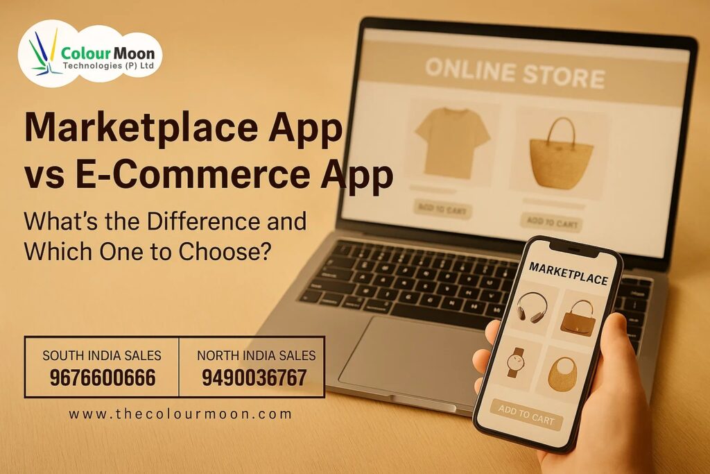 Marketplace App vs E-Commerce App: What’s the Difference and Which One to Choose? A marketplace app connects many sellers to many buyers. An e-commerce app supports one seller who manages products, pricing, and customer service. Both paths can succeed. Your choice depends on control, investment, revenue goals, and expansion